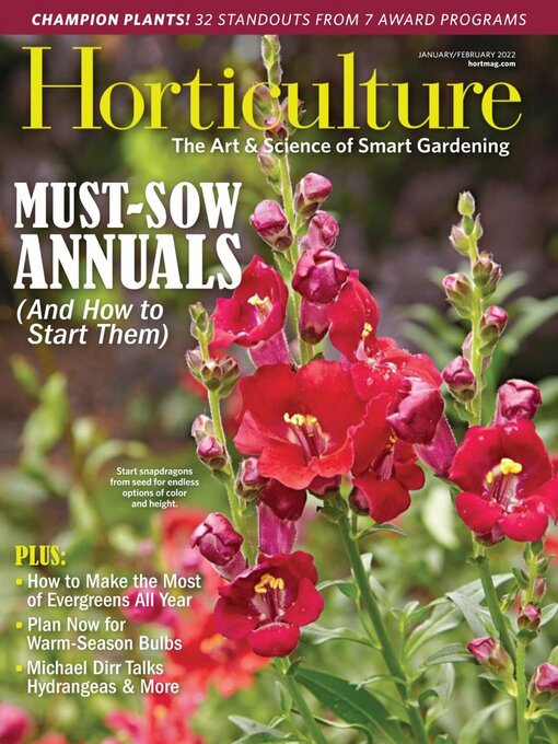 Cover image for Horticulture: January/February 2022